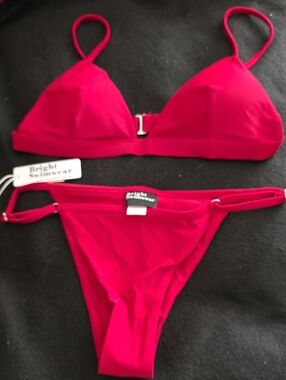 Bright Swimwear Women's Red Bikini Set